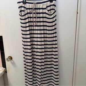 Max Studio Sailor Stripe Maxi Skirt. Size L